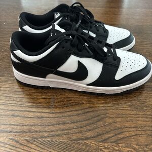 Nike Black and White Low-Top Sneakers